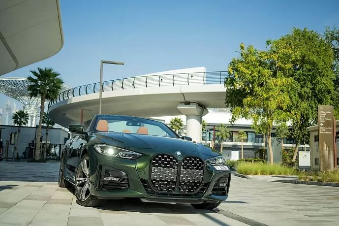 Аренда BMW 420 Convertible Green в Дубае - фото 4