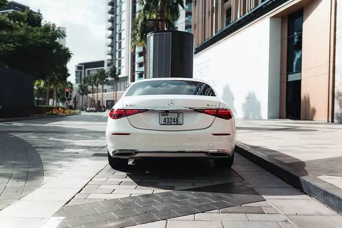 Аренда Mercedes S500 White в Дубае - фото 19