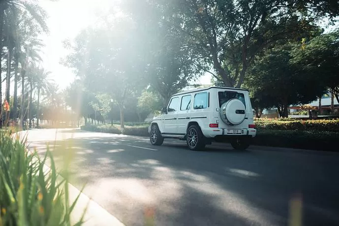 Аренда Mercedes G63 AMG White в Дубае - фото 9