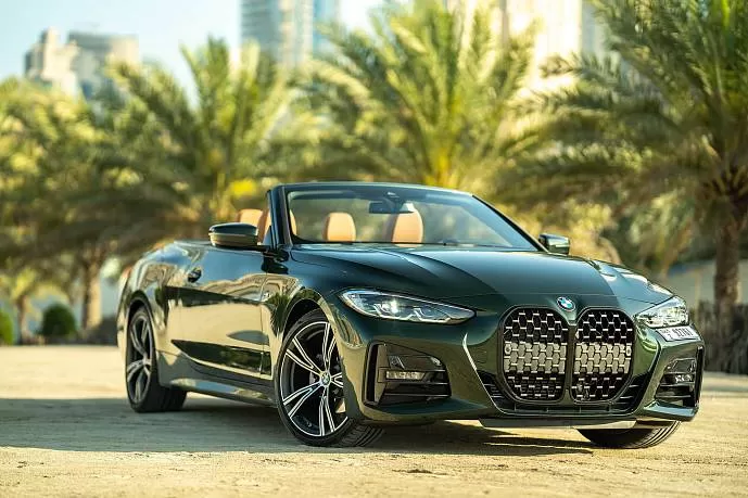 Аренда BMW 420 Convertible Green в Дубае - фото 14