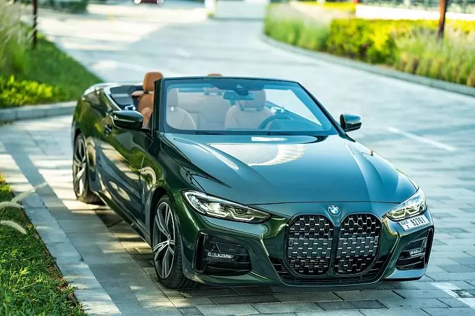Аренда BMW 420 Convertible Green в Дубае - фото 5