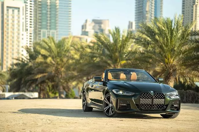 Аренда BMW 420 Convertible Green в Дубае - фото 13