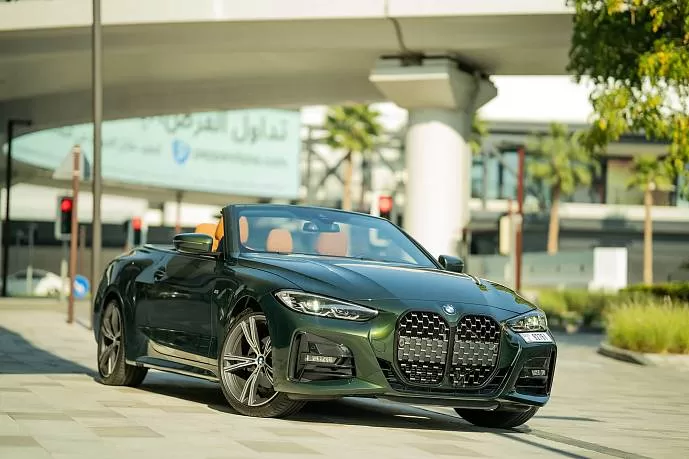 Аренда BMW 420 Convertible Green в Дубае - фото 1
