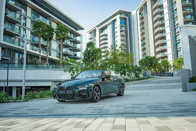 Аренда BMW 420 Convertible Green в Дубае - фото 2
