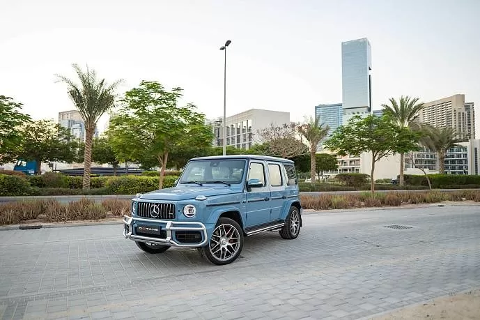Аренда Mercedes G 63 AMG Blue в Дубае - фото 6