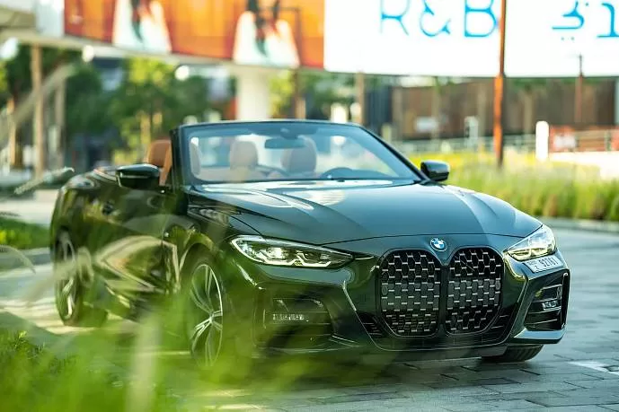 Аренда BMW 420 Convertible Green в Дубае - фото 10