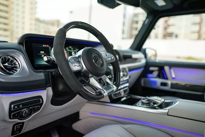 Аренда Mercedes G 63 AMG Blue в Дубае - фото 12