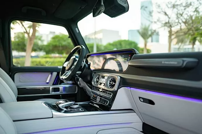 Аренда Mercedes G 63 AMG Blue в Дубае - фото 8