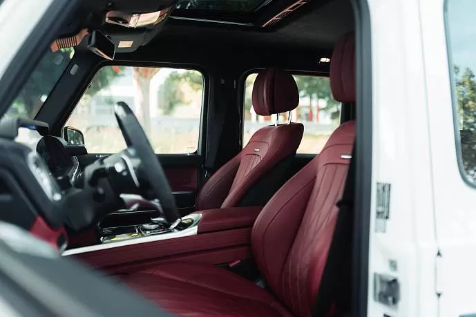 Аренда Mercedes G63 AMG White в Дубае - фото 17