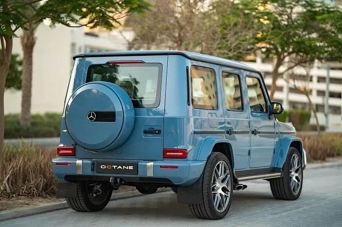 Аренда Mercedes G 63 AMG Blue в Дубае - фото 2