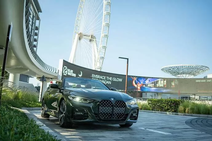 Аренда BMW 420 Convertible Green в Дубае - фото 9