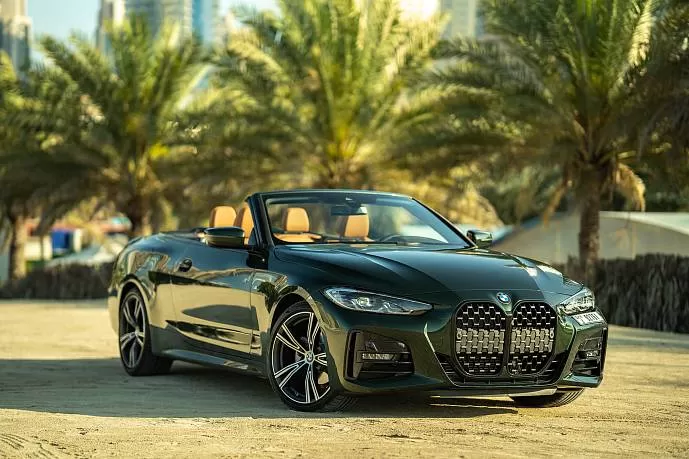 Аренда BMW 420 Convertible Green в Дубае - фото 15