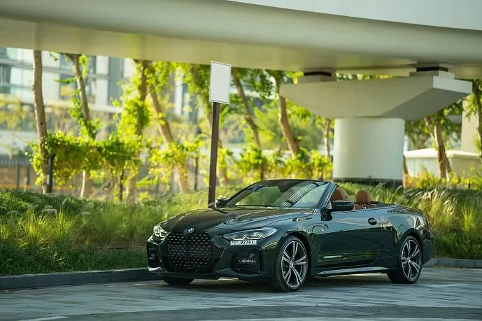 Аренда BMW 420 Convertible Green в Дубае - фото 12